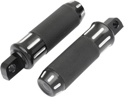 Fotpinnar Drag Specialties svart/klar