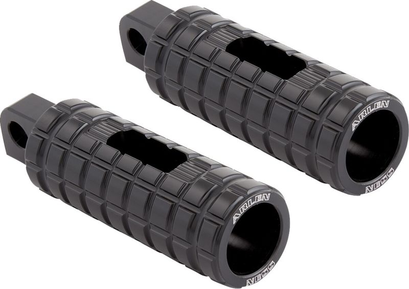 Fotpinnar Arlen Ness Speedliner svart (2-pack)