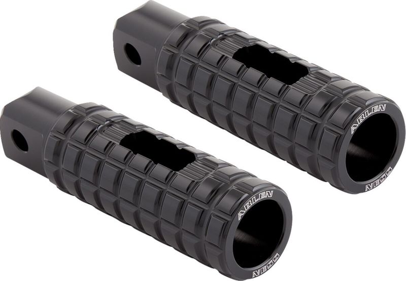 Fotpinnar Arlen Ness Speedliner Softail passenger 18-26 (2-pack) svart