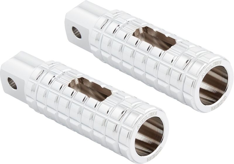 Fotpinnar Arlen Ness Speedliner Softail passenger 18-26 (2-pack) krom