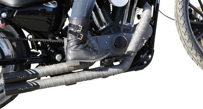 Fotpinnar Burly MX svart B13-1009B