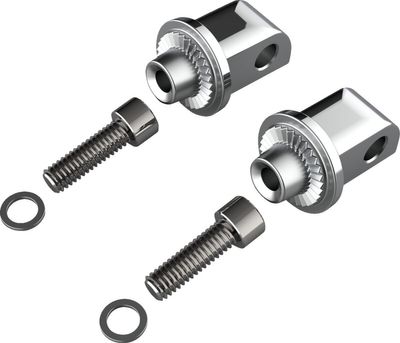 Adaptrar fotpinne Ciro passagerare krom Indian 14-upp