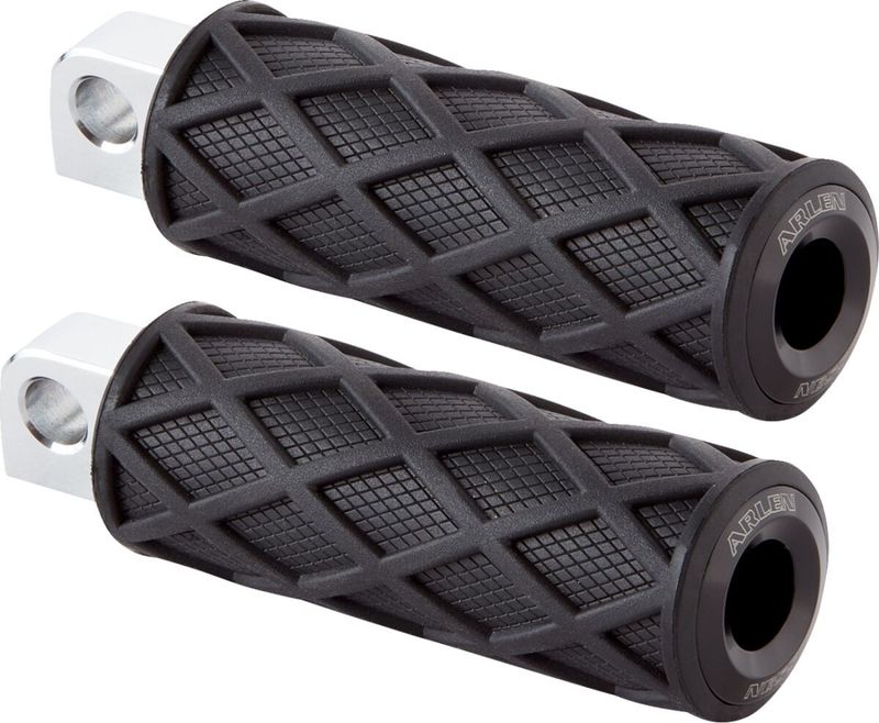 Fotpinne Arlen Ness Foot diamond svart gummi