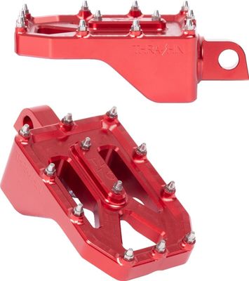 Fotpinnar Thrashin Supply Aggressor H-D 72-upp röd