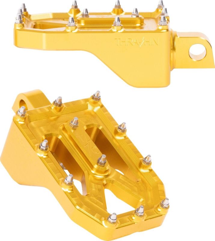 Fotpinnar Thrashin Supply Aggressor H-D 72-upp guld