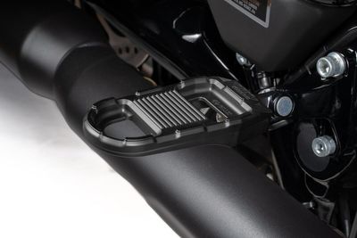 Fotpinnar Drag Specialties justerbar svart H-D 78-upp