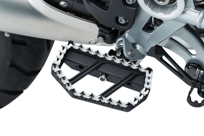 Adaptrar fotpinne Kuryakyn satinsvart BMW Driver Position: 19-20 R m.fl.