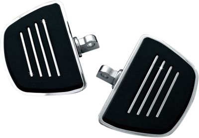 Fotplatta Kuryakyn Premium Mini Boards med fäste blank svart