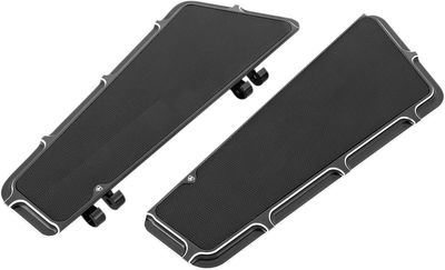 Fotplattor Arlen Ness Fusion Beveled CC svart FL Softail 86-17
