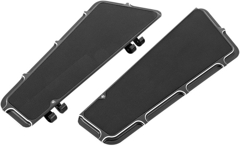 Fotplattor Arlen Ness Fusion Beveled CC svart FL Softail 86-17