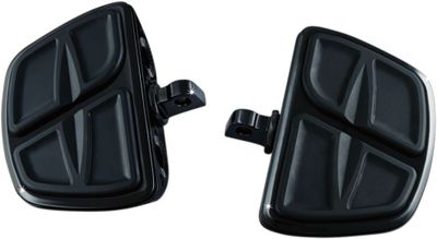 Fotplatta Kuryakyn Kinetic Mini Boards med fäste blank svart