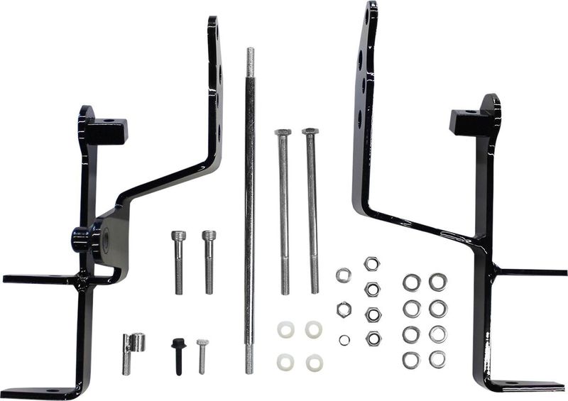 Monteringssats fotplatta Klock Werks Fboard krom Indian 15-24