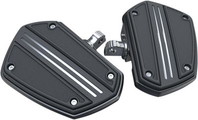 Fotplattor Ciro Twin Rail med adapter svart