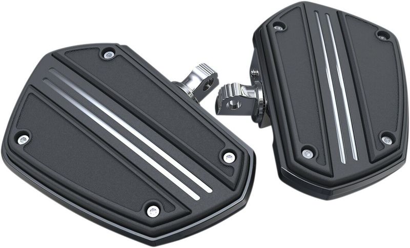 Fotplattor Ciro Twin Rail med adapter svart