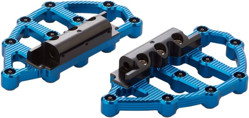 Fotplattor Arlen Ness MX Pas billet H-D 83-24 blå