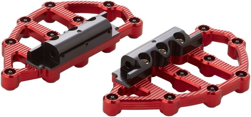 Fotplattor Arlen Ness MX Pas billet H-D 83-24 röd