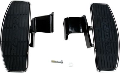 Fotplatta Cobra krom Honda 04-19