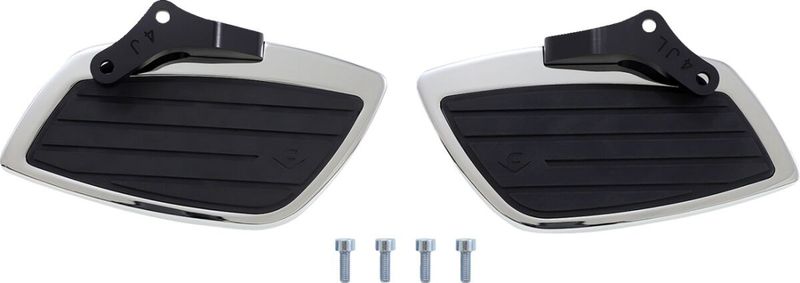 Fotplatta Cobra Swept krom passagerare Kawasaki 06-19