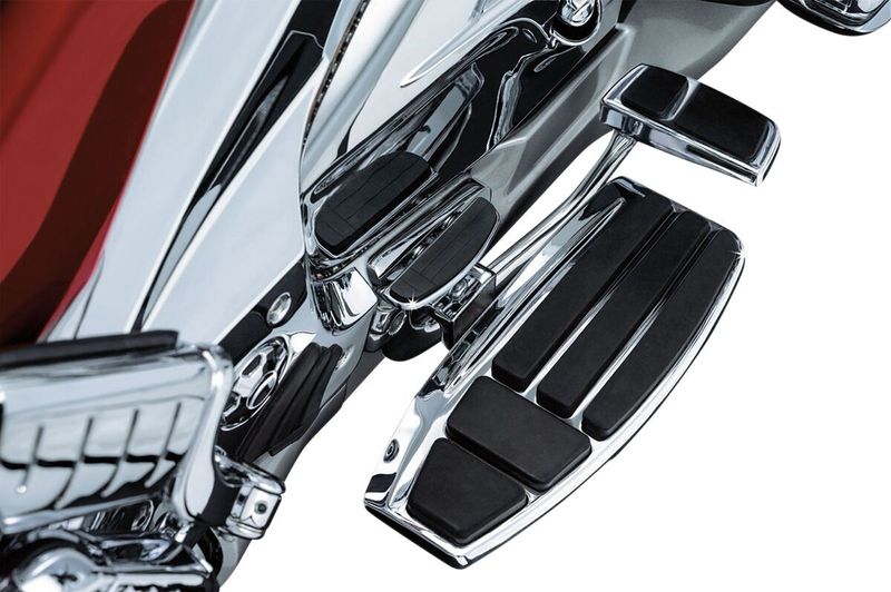Fotplatta Kuryakyn förare krom Honda 01-17