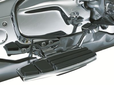 Fotplatta Kuryakyn förare krom Honda 01-17