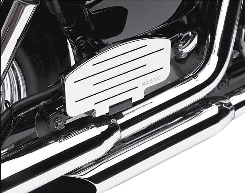 Fotplatta Cobra krom passagerare Yamaha 07-17