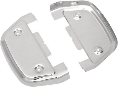 Kåpor fotplatta Drag Specialties passagerare krom H-D 87-24
