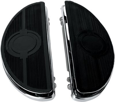 Fotplattor Drag Specialties Half-moon krom H-D 80-24 17-0418N