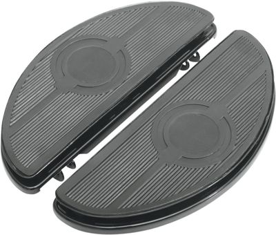 Fotplattor Drag Specialties Half-moon svart H-D 80-24 17-0418NB