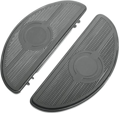 Fotplattor Drag Specialties Half-moon svart H-D 80-24 17-0418LB