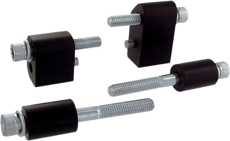 Fotplatta Pingel 1-1/4" FLT/Touring 09-26 svart