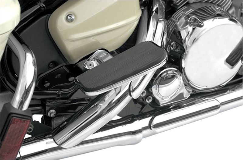Fotplatta Baron passagerare krom Yamaha 96-15, Kawasaki 98-15, Honda 01-07