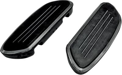 Fotplattor Drag Specialties Sweeper passagerare H-D 83-24 svart