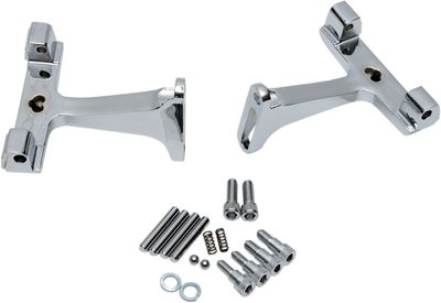 Fästen fotplatta Drag Specialties Dressers passagerare krom