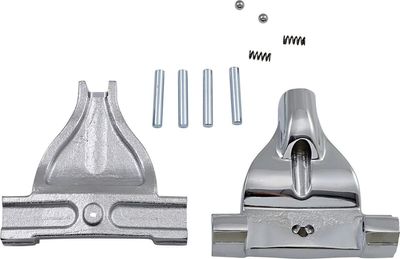 Fäste fotplatta Drag Specialties passagerare Softail 18-23 krom