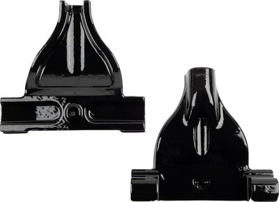 Fäste fotplatta Drag Specialties passagerare Softail 18-23 blanksvart