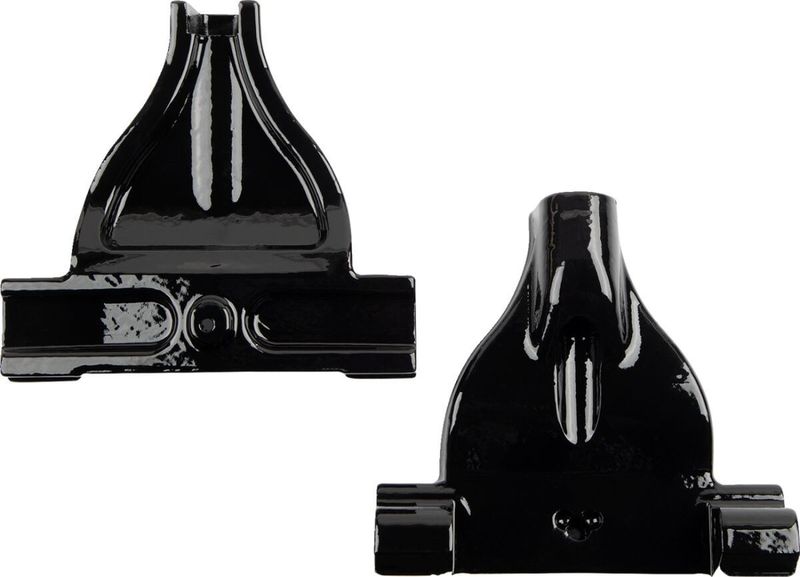 Fäste fotplatta Drag Specialties passagerare Softail 18-23 blanksvart