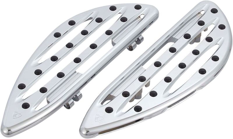 Fotplattor Arlen Ness M8 Deep Softail with rider floorboards krom