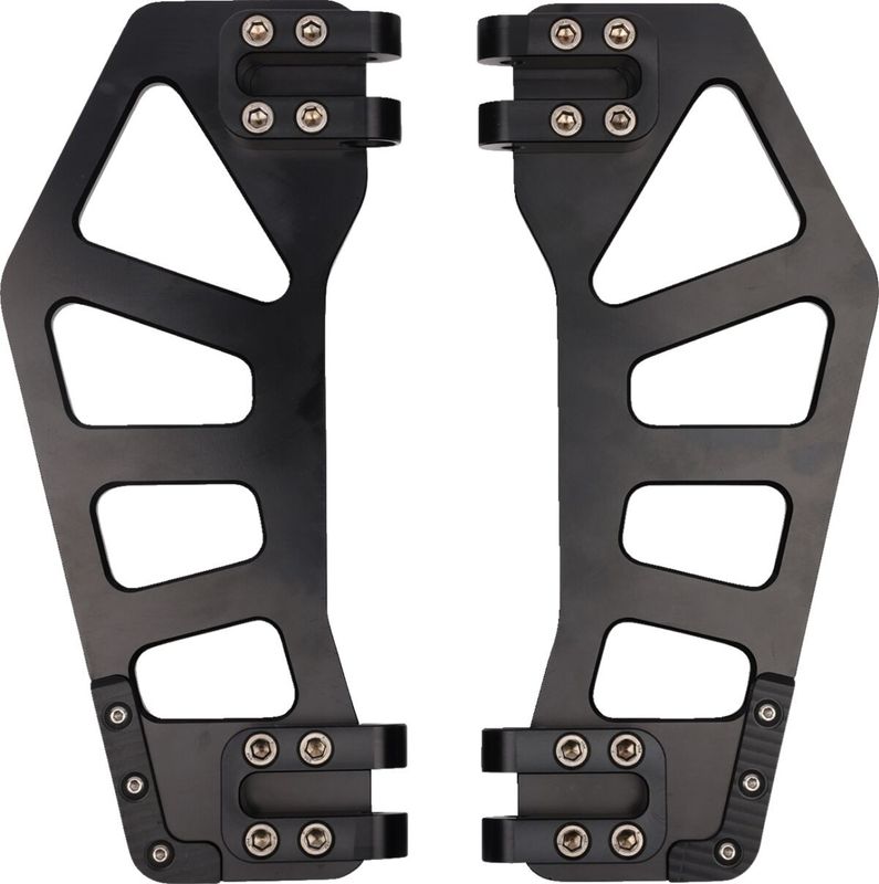Fotplattor Thrashin Supply svart H-D 80-24
