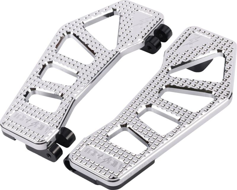 Fotplattor Thrashin Supply krom H-D 80-24