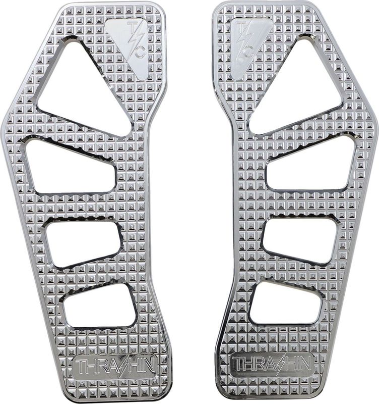 Fotplattor Thrashin Supply krom H-D 80-24