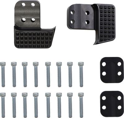 Förlängningar fotplatta Thrashin Supply Ext/lift svart H-D 84-upp
