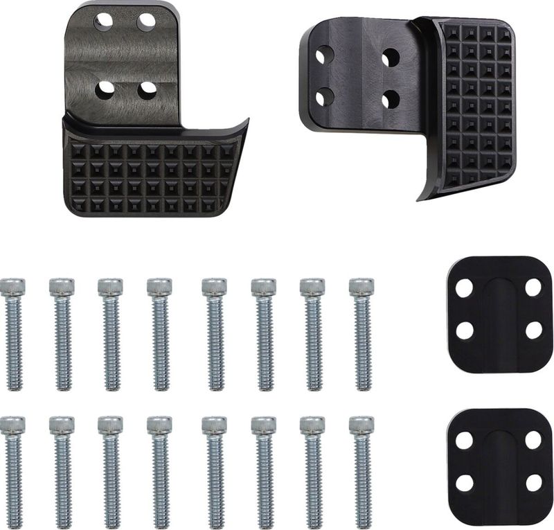 Förlängningar fotplatta Thrashin Supply Ext/lift svart H-D 84-upp