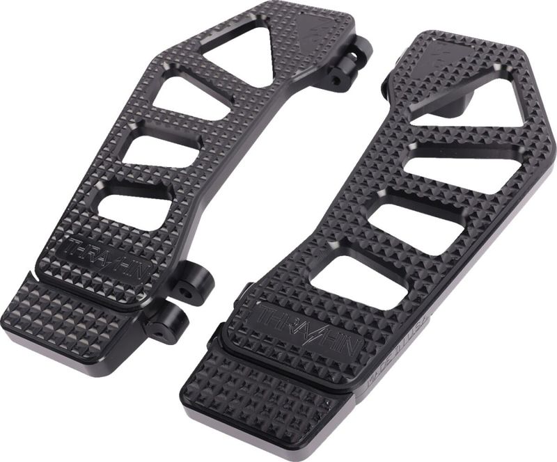 Förlängningar fotplatta Thrashin Supply Tail Ext svart H-D 84-upp