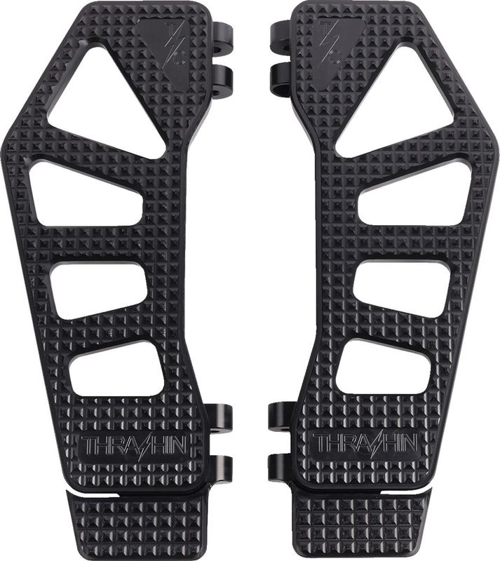 Förlängningar fotplatta Thrashin Supply Tail Ext svart H-D 84-upp