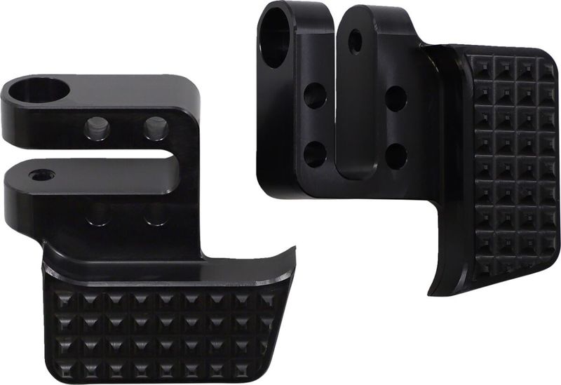Förlängningar fotplatta Thrashin Supply Tail Ext svart H-D 84-upp