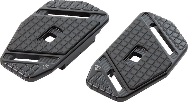 Fotplattor Arlen Ness SpeedLiner All svart FL Softail 86-17 (2-pack)