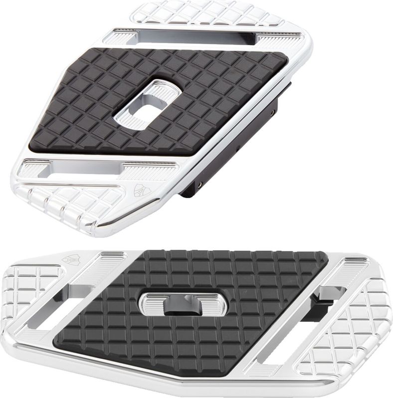 Fotplattor Arlen Ness SpeedLiner krom FL Softail 86-17 (2-pack)