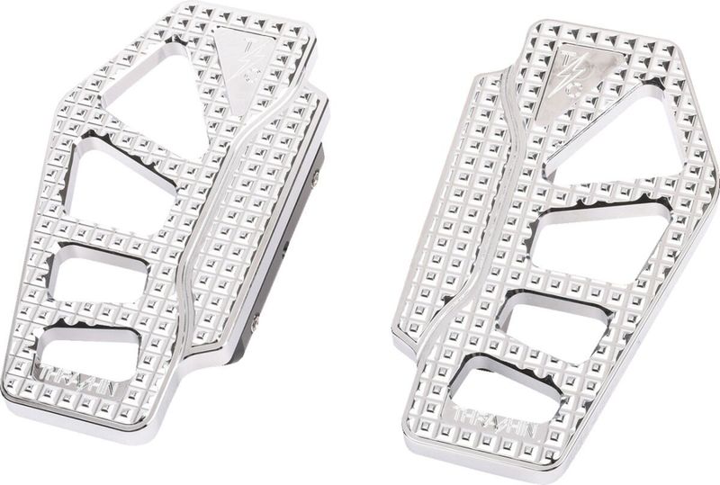 Fotplattor Thrashin Supply Apex passagerare krom H-D 35-upp