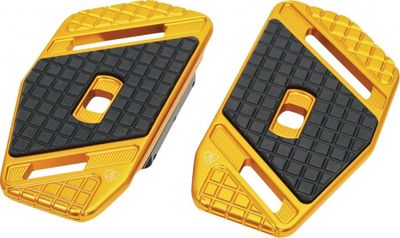 Fotplattor Arlen Ness SpeedLiner Passenger passagerare guld H-D 83-24
