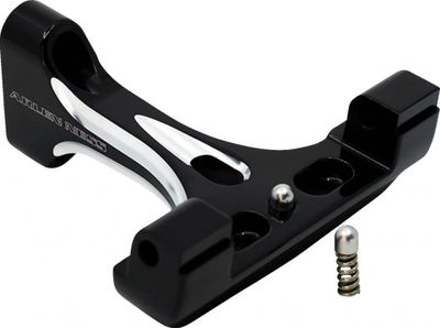 Fästen fotplatta Arlen Ness Passenger smidd passagerare Touring 93-24, Trike 14-21 svart